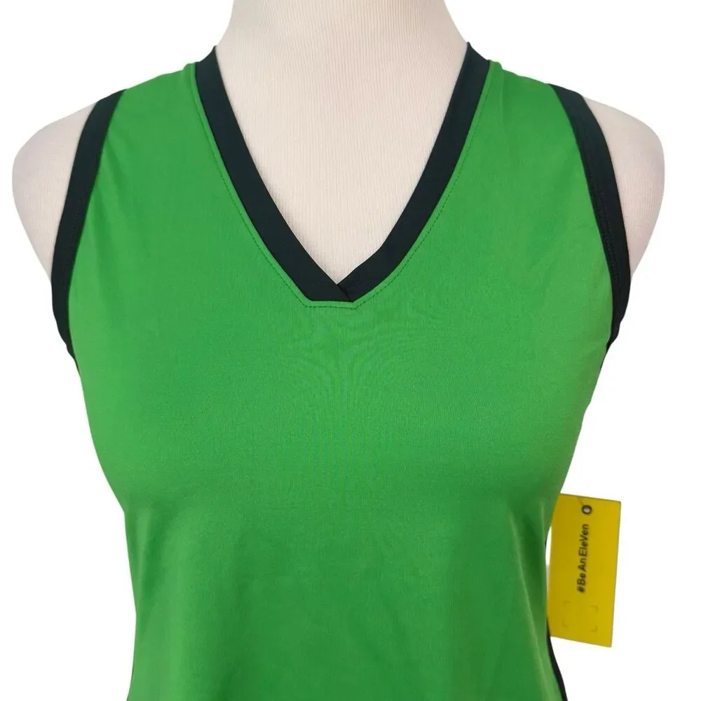 EleVen by Venus Williams Top Women’s Island Green Walk the Line Tank Small - Picture 4 of 10